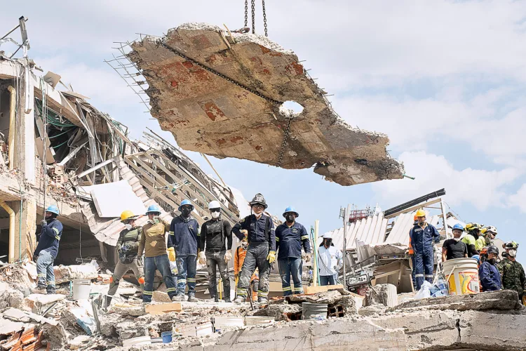 Signs of life emerge under debris